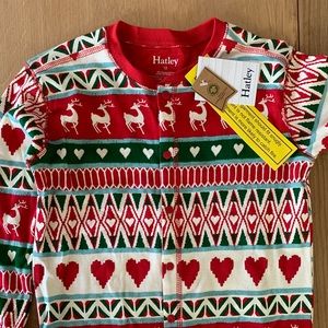 Hatley Christmas pajamas youth size 12, brand new